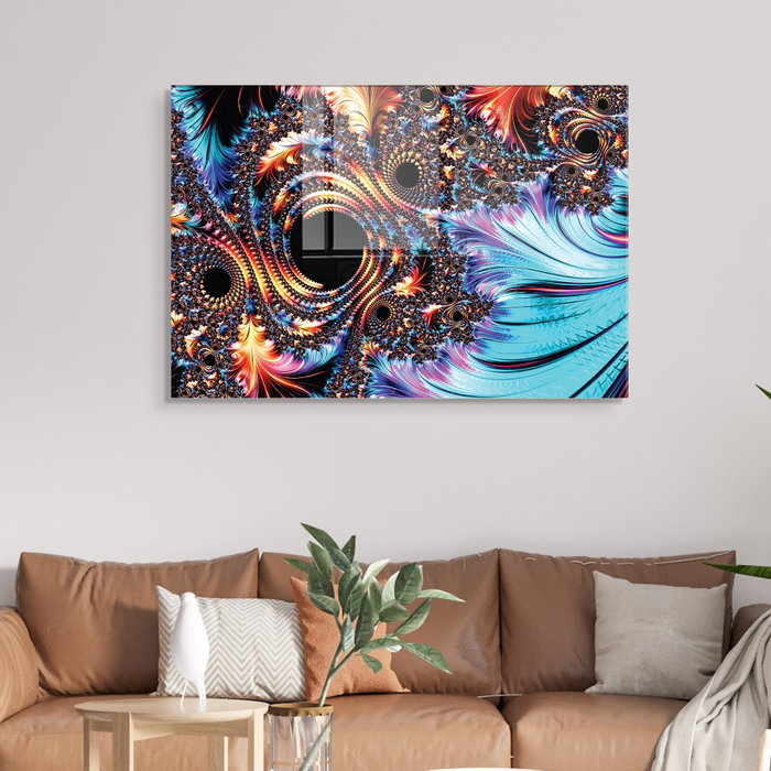 Wallity Pintura Decorativa de Vidrio Templado Multicolor 70 x 100 cm Wallity Pintura Decorativa de Vidrio Templado Multicolor 70 x 100 cm